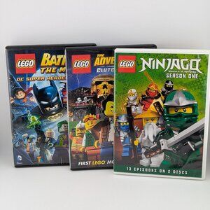 LEGO DVD Bundle – Batman The Movie + Ninjago Season 1 + Clutch Powers